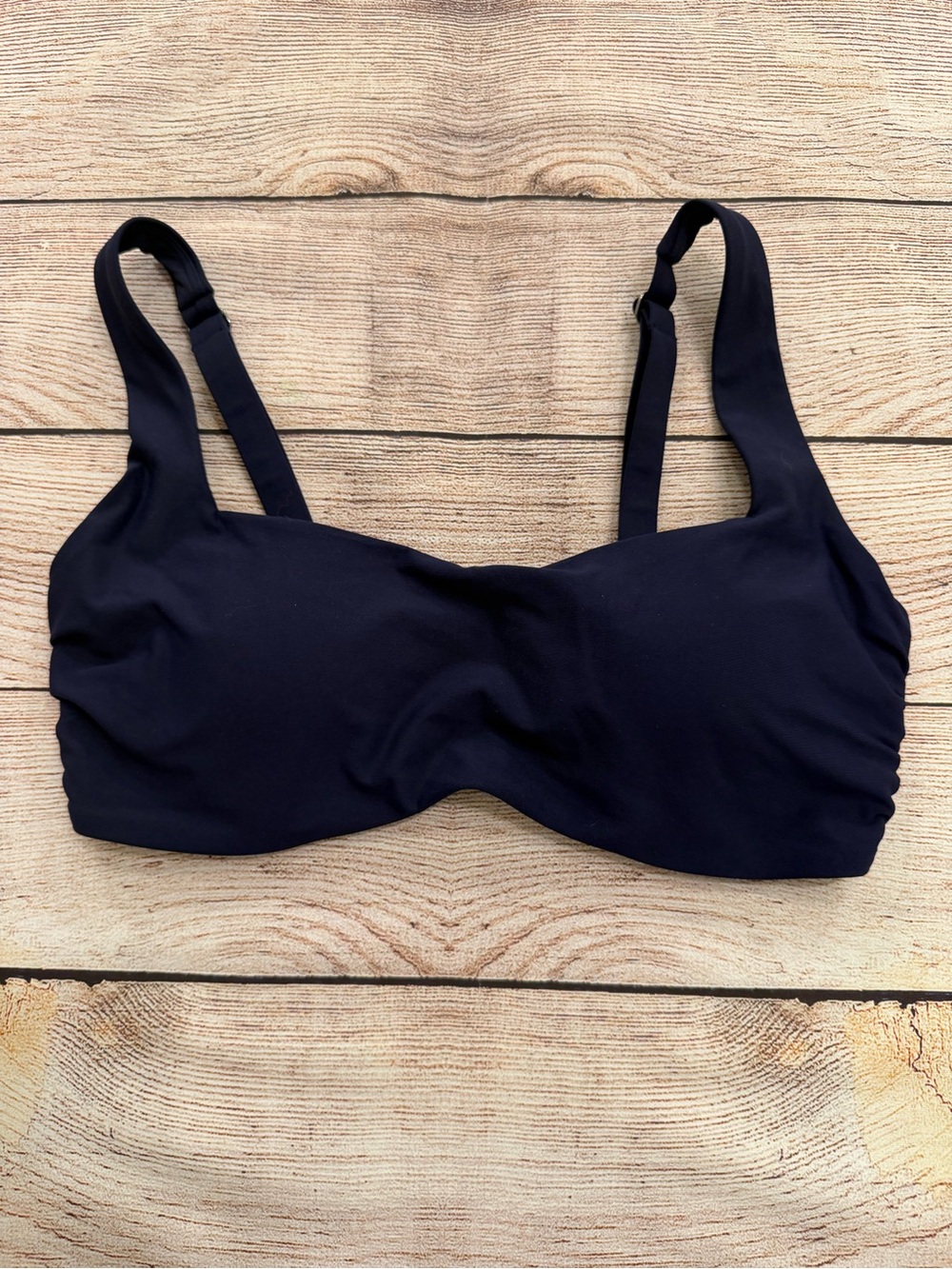 Athleta Navy Bikini Top - 34D/DD